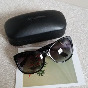 Dolce and Gabbana oversized sunglasses black